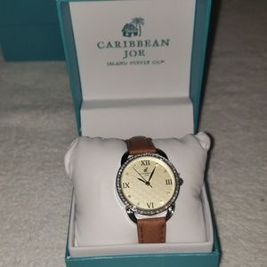 Caribbean Joe watch with rhinestones